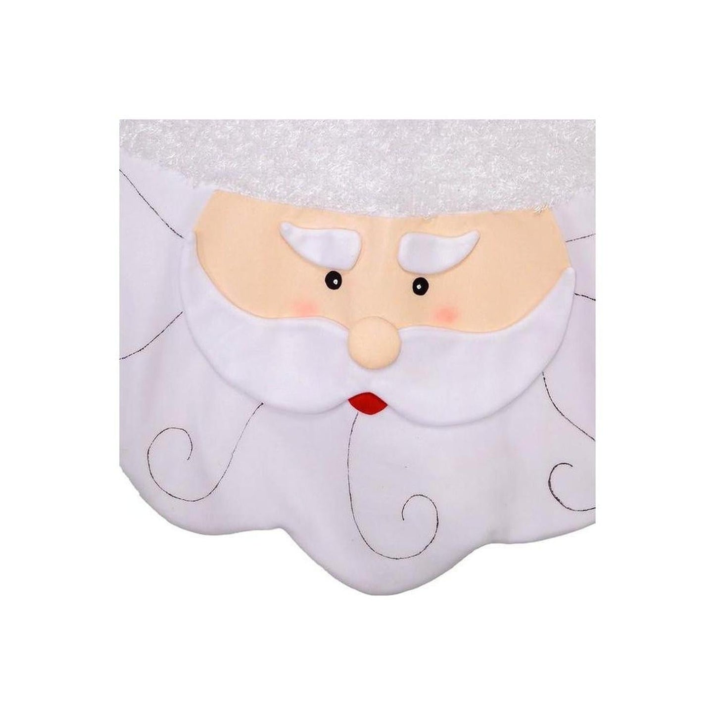 Kurt Adler 52-Inch Santa Tree Skirt - - Tree Skirt
