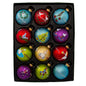 Kurt Adler 65MM Glass 12 Days Of Christmas Ball Ornaments, Set of 12 - - Holiday Ornaments