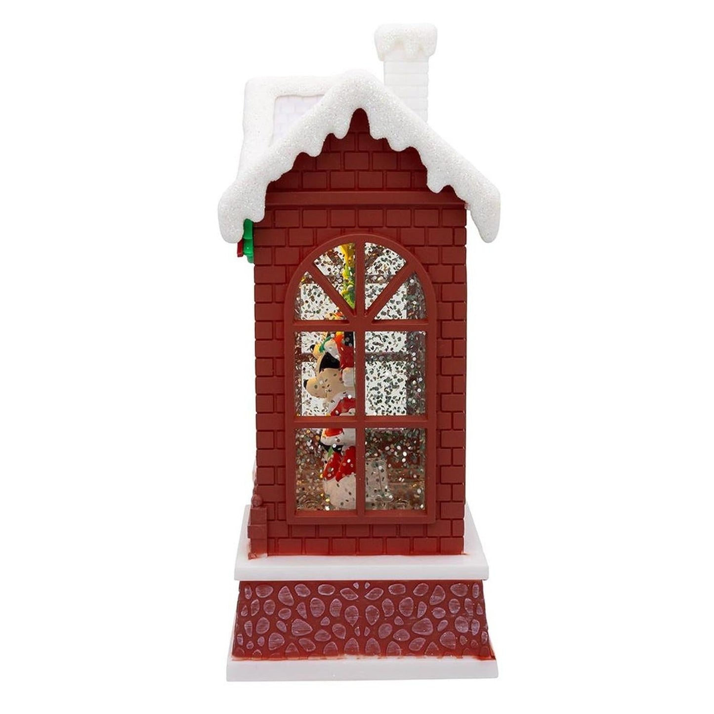 Kurt Adler 7.5-Inch Disney Mickey Santa Lantern - - Christmas Decor
