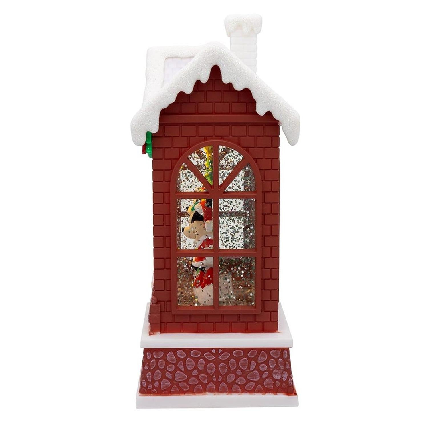 Kurt Adler 7.5-Inch Disney Mickey Santa Lantern - - Christmas Decor