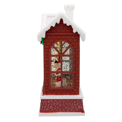 Kurt Adler 7.5-Inch Disney Mickey Santa Lantern - - Christmas Decor