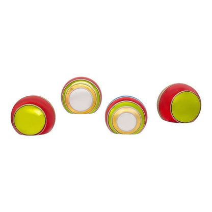 Kurt Adler 75MM Early Years Glass Ornaments, 4 Piece Set - - Holiday Ornaments