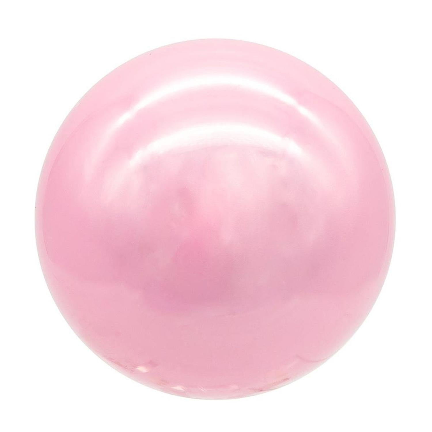Kurt Adler 80MM Glass Pearlized Pink Ball Ornaments - - Holiday Ornaments
