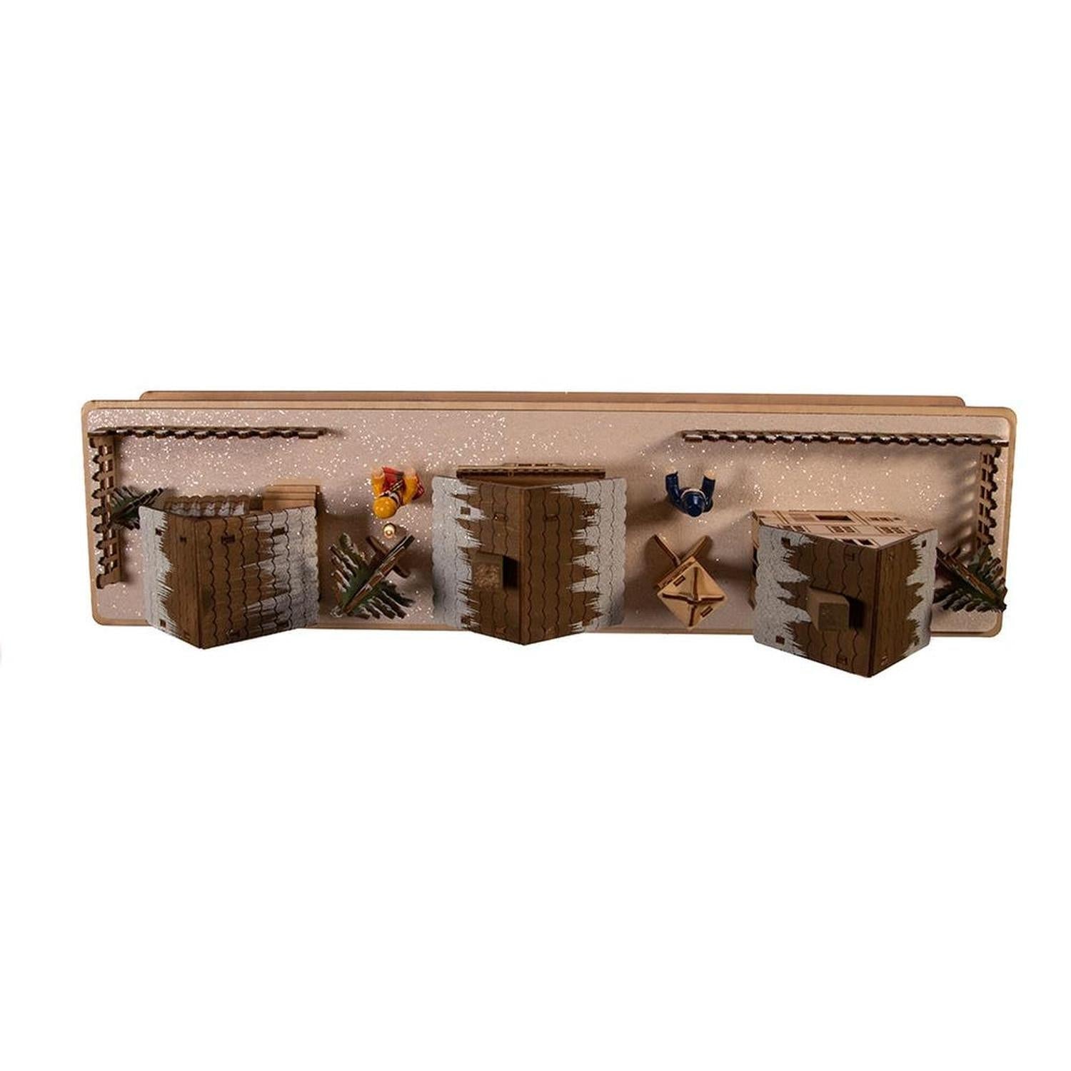 Kurt Adler 8.66-Inch Battery-Operated Village LED House - - Christmas Decor