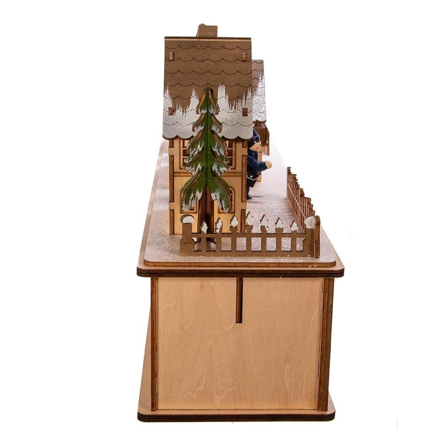 Kurt Adler 8.66-Inch Battery-Operated Village LED House - - Christmas Decor