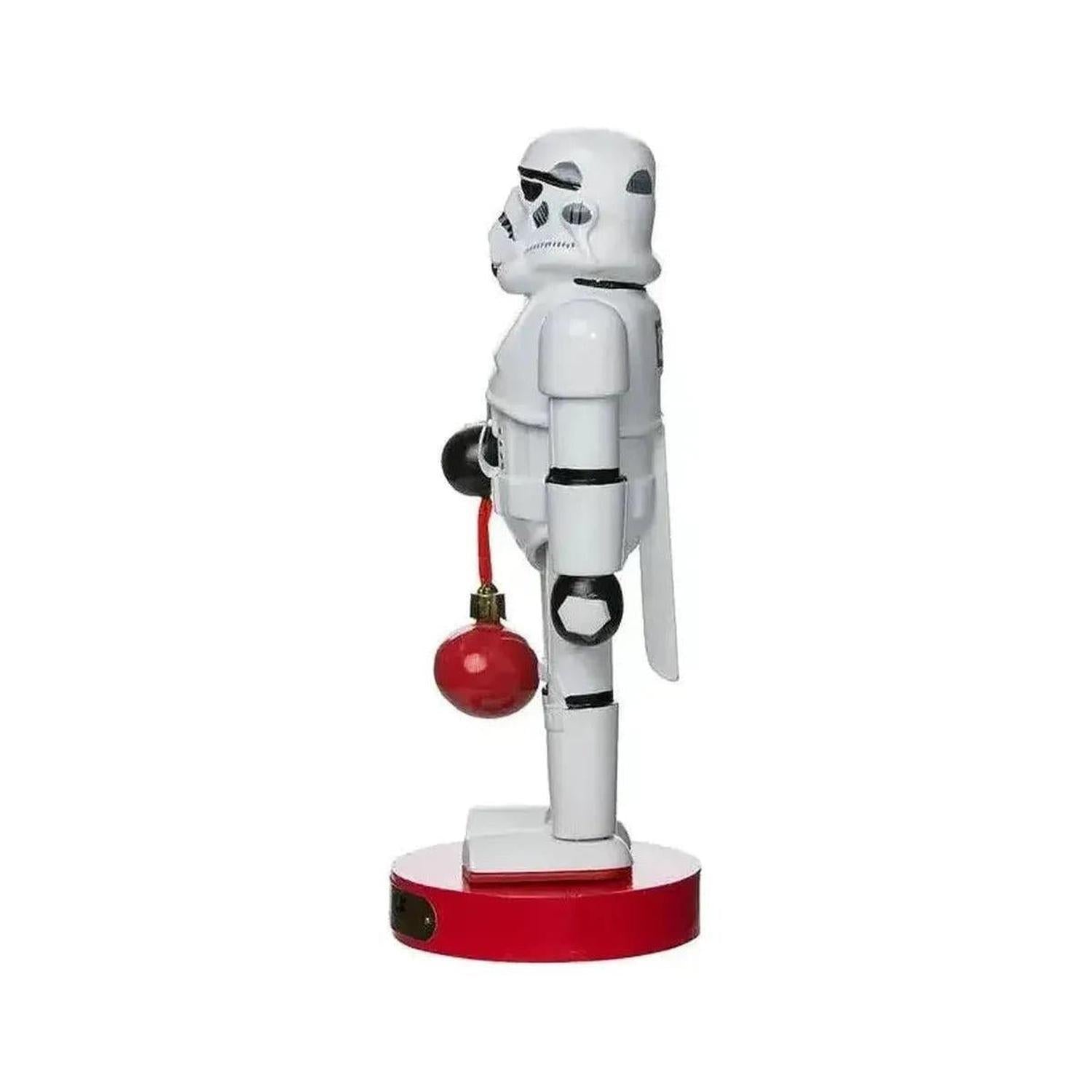 Kurt Adler 9.5" Stormtrooper with Ball Ornament Nutcracker- Michelle's aDOORable Creations- {{Product type}}