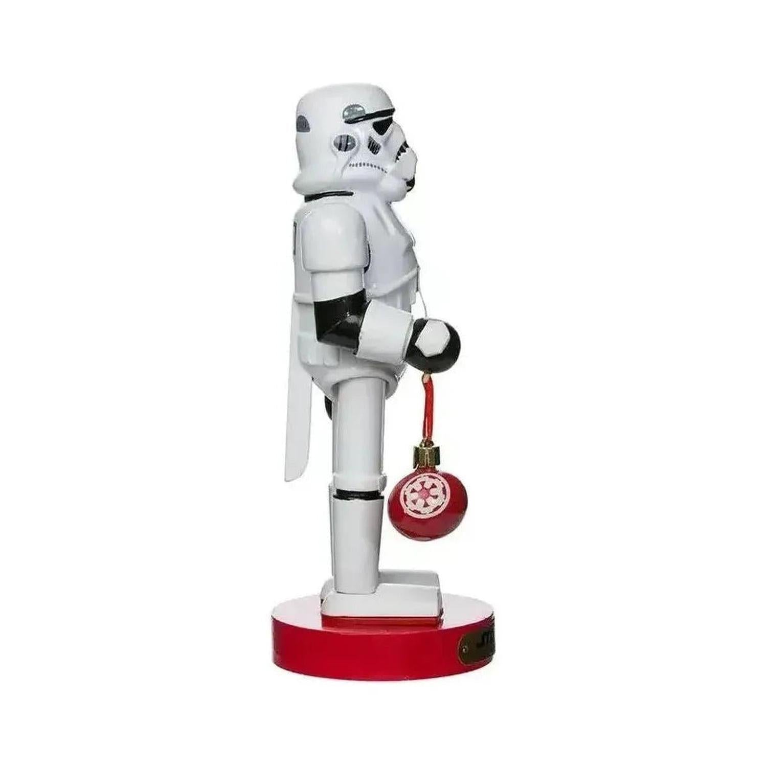 Kurt Adler 9.5" Stormtrooper with Ball Ornament Nutcracker- Michelle's aDOORable Creations- {{Product type}}