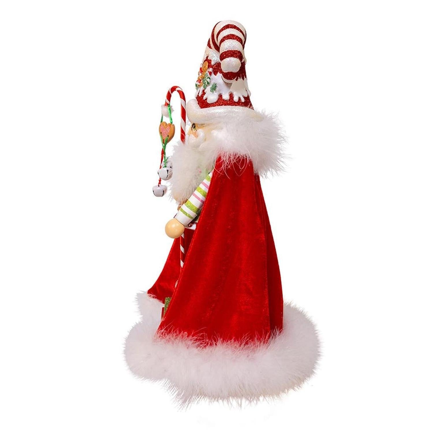 Kurt Adler delightful 15-Inch Gingerbread Candy Santa Nutcracker - - Nutcracker