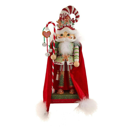 Kurt Adler delightful 15-Inch Gingerbread Candy Santa Nutcracker - - Nutcracker