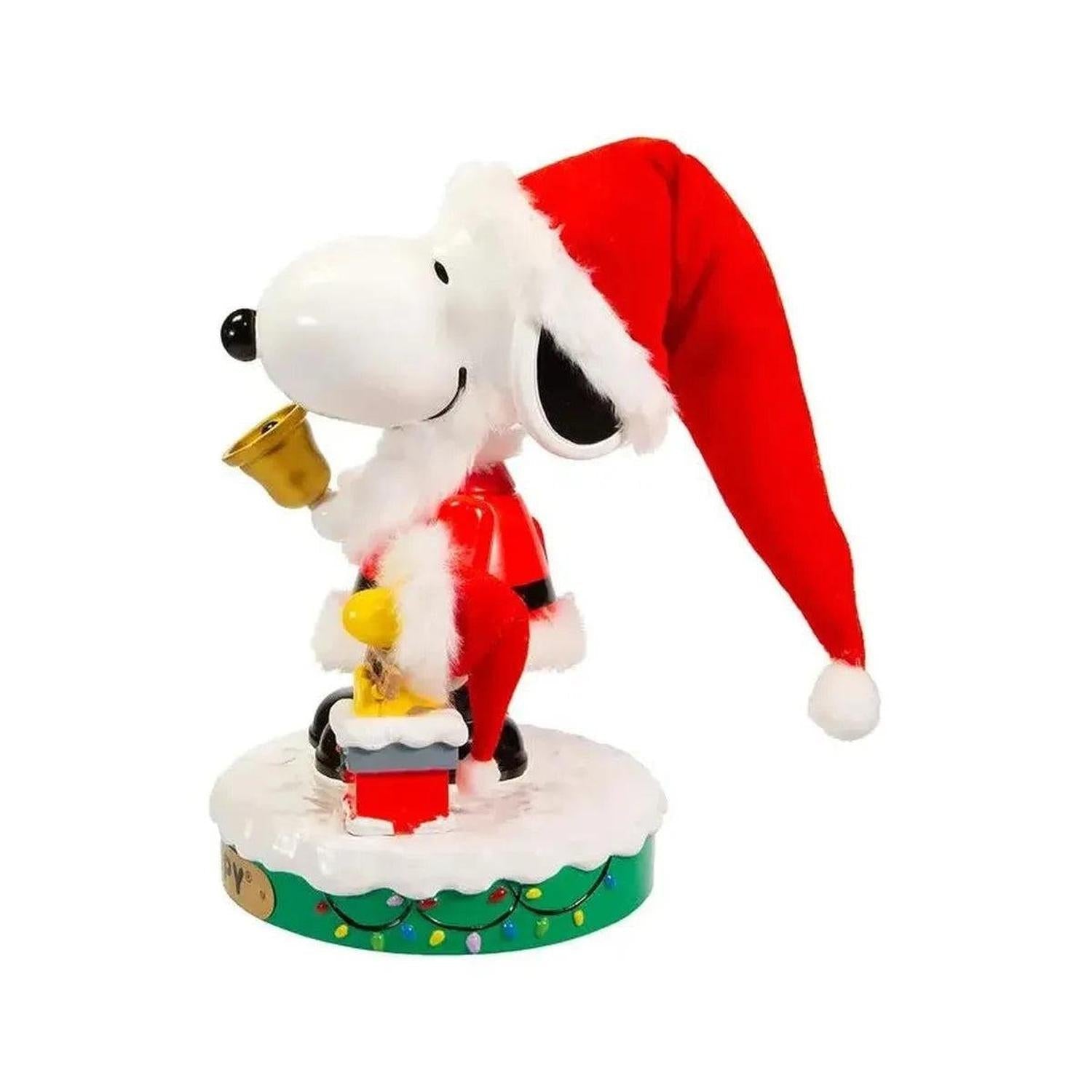 Kurt Adler Musical Santa Snoopy Nutcracker - - Seasonal & Holiday Decorations