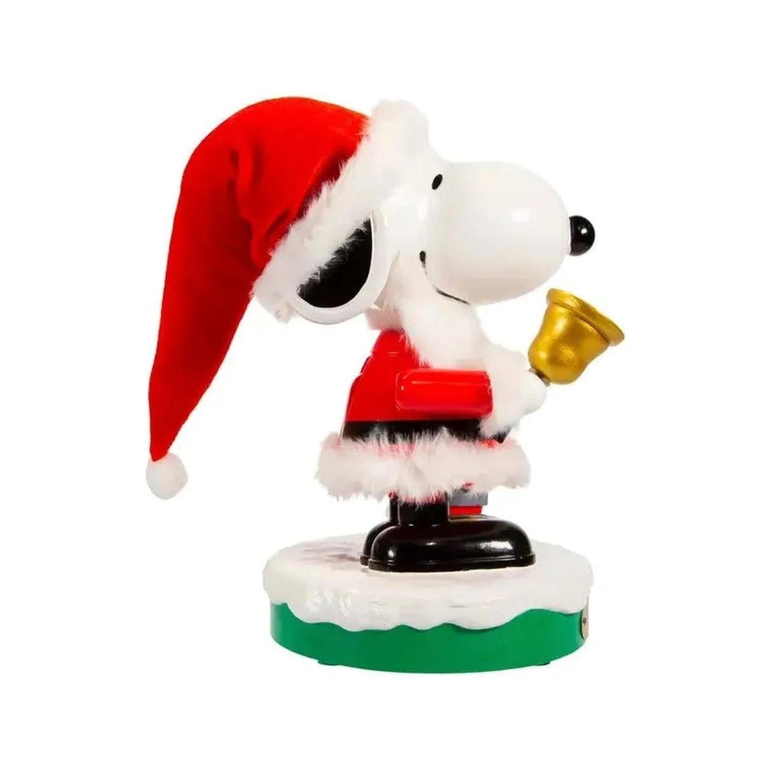 Kurt Adler Musical Santa Snoopy Nutcracker - - Seasonal & Holiday Decorations