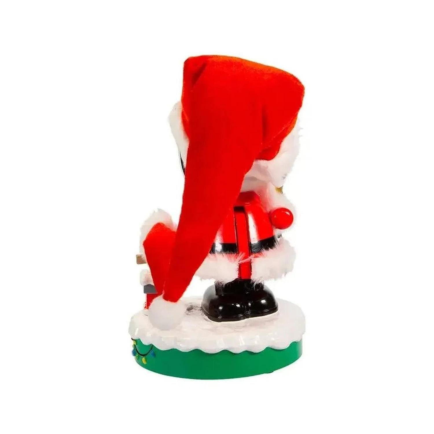 Kurt Adler Musical Santa Snoopy Nutcracker - - Seasonal & Holiday Decorations