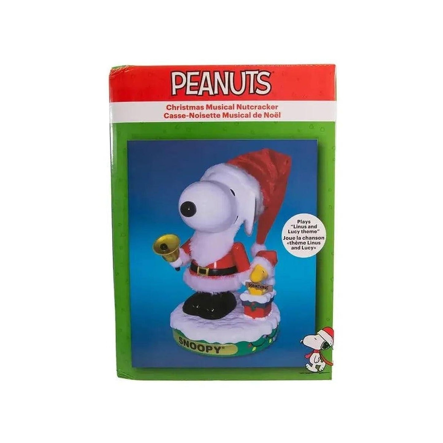 Kurt Adler Musical Santa Snoopy Nutcracker - - Seasonal & Holiday Decorations