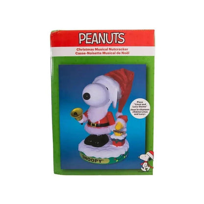 Kurt Adler Musical Santa Snoopy Nutcracker - - Seasonal & Holiday Decorations
