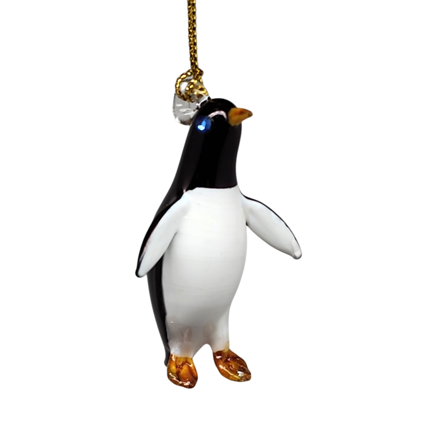 Egyptian Glass Penguin Ornament - Default Title - Christmas >> Ornaments >> Egyptian Glass