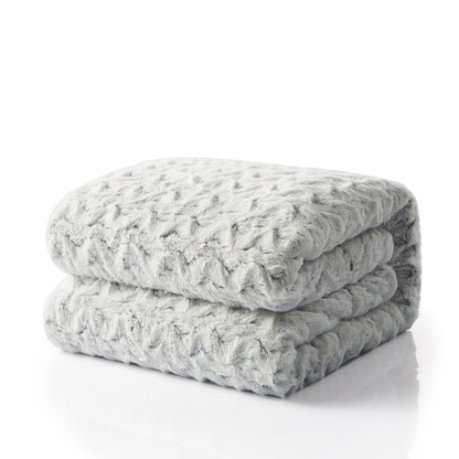Tache Faux Fur Snowy Owl Super Soft Throw Blanket (#17)- Tache Home Fashion- {{Product type}}