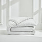 Luxe Australian Sateen Duvet Cover - White Button Closure - Home - Bed