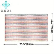 Geometric Pattern Long Pile Area Rugs - Kia Day Design