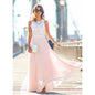 Sleeveless Lace Party Dress - White Beige Extra Large - dress