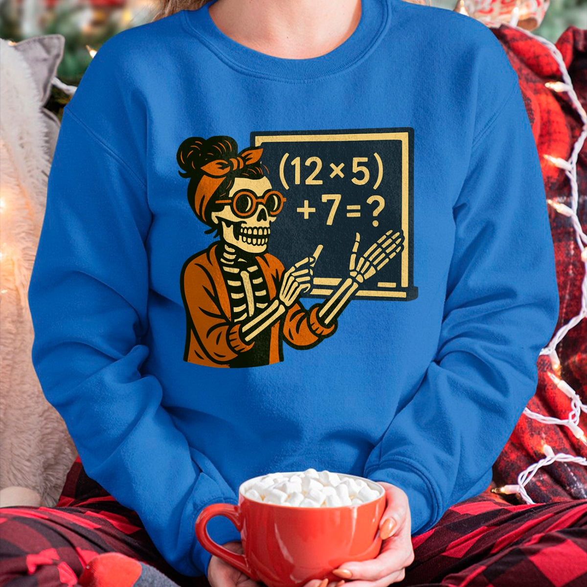 67 Teacher Halloween Skeleton Six Seven Meme Brainrot Math T-Shirt - Halloween Unisex T-Shirt/Hoodie - NGHL00 - -