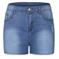 Women's Summer High Waisted Mini Denim Shorts