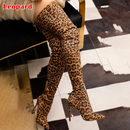 High Boots Winter Shoes - - heeled boots