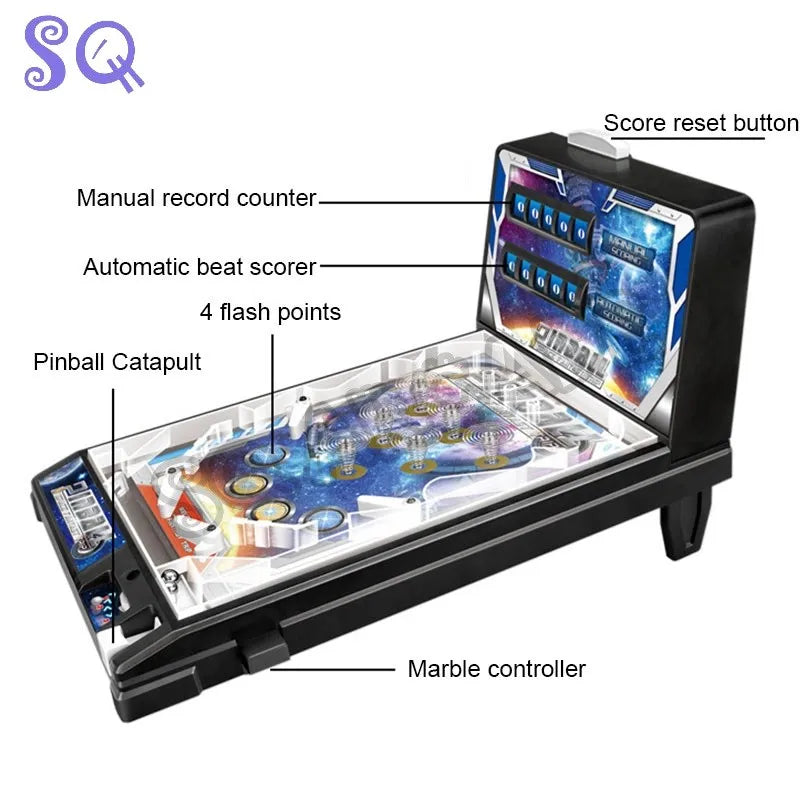 Pinball Machine Arcade Cabinet Coin Operated Game Retro Game Console