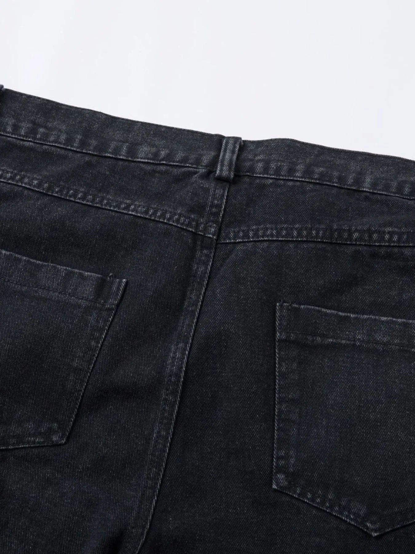 Men's Wide Leg Jeans - -