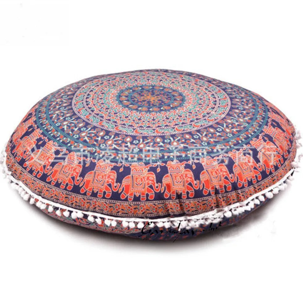 32 Inch Large Meditation Pouf Round Floor Cushion Memory Foam Circle