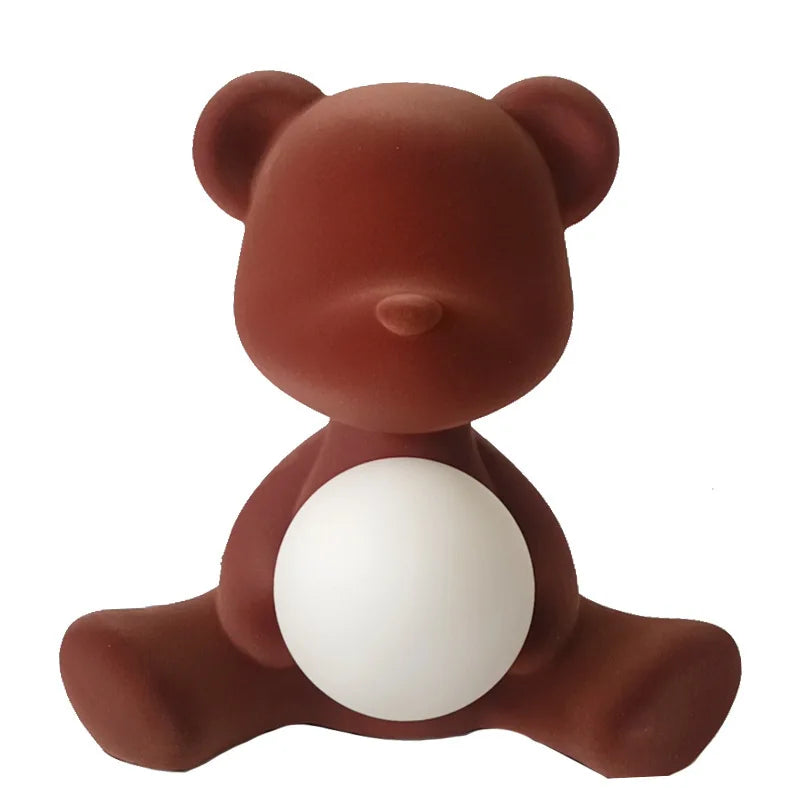 Teddy Bear LED Resin Table Lamp