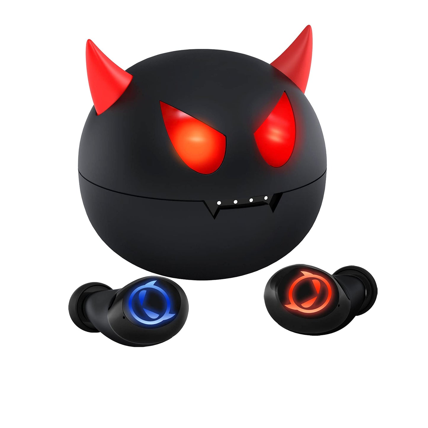 AMAFACE KidsPods Tiny Wireless Earbuds with Cartoon Case - A-Little Devil - earbuds