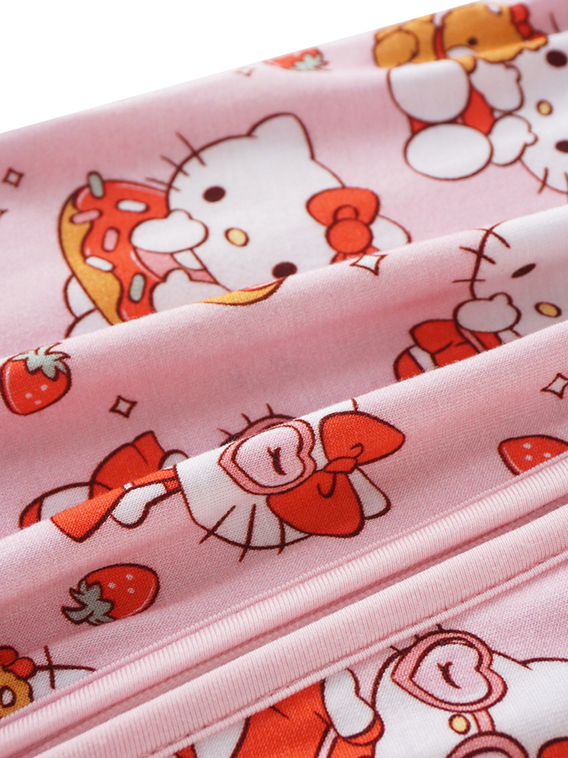 PoshTOT Sanrio Hello Kitty Bamboo Baby Convertible Zippy Romper - - Zippy Romper