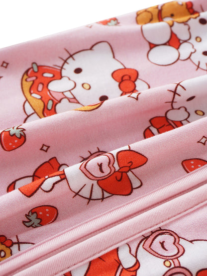 PoshTOT Sanrio Hello Kitty Bamboo Baby Convertible Zippy Romper - - Zippy Romper