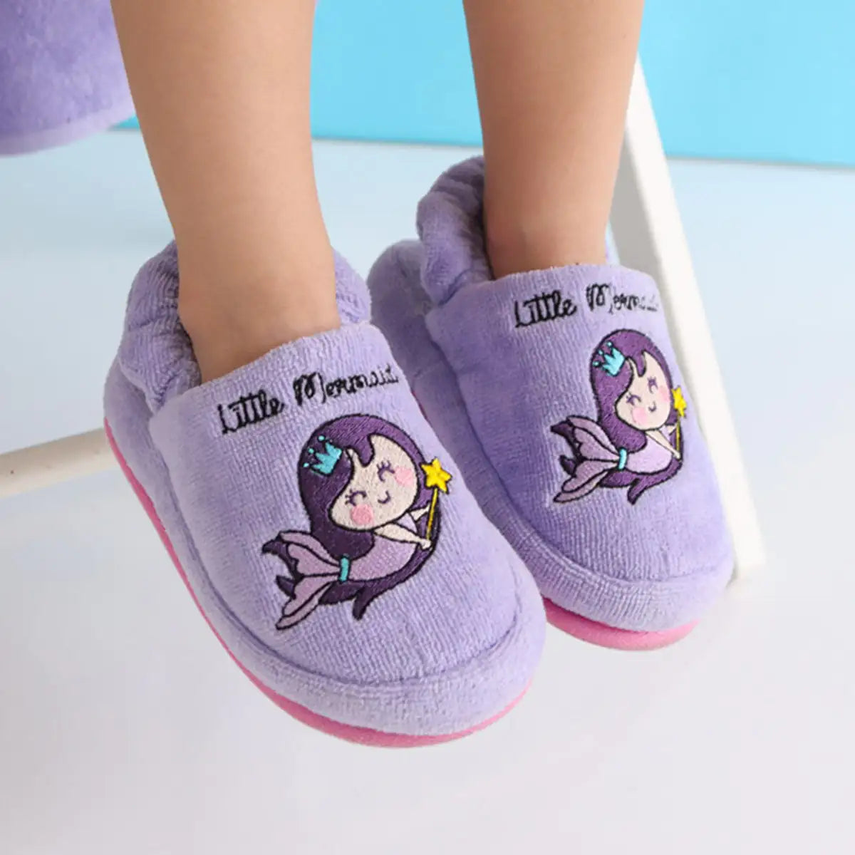 Milk&Moo Kids House Slippers Mermaid