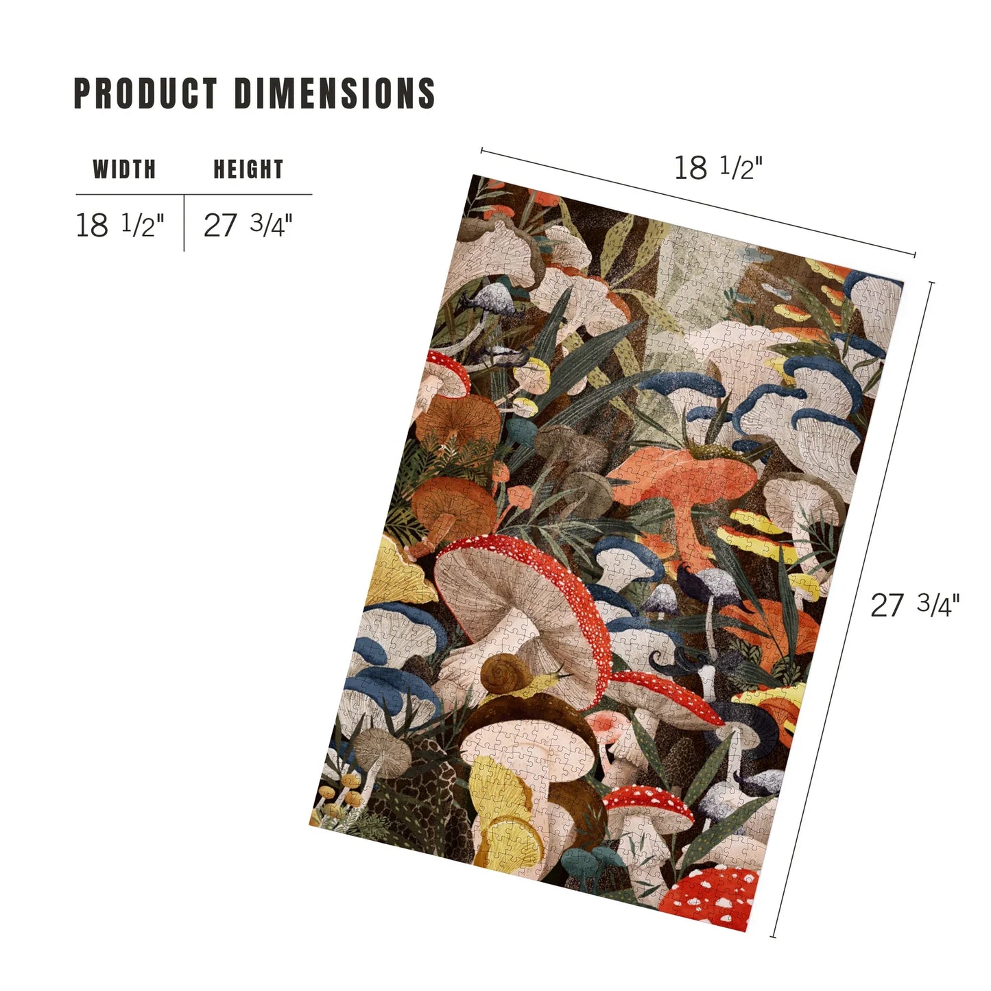 Woodland Mushrooms Jigsaw Puzzle - - Accessories