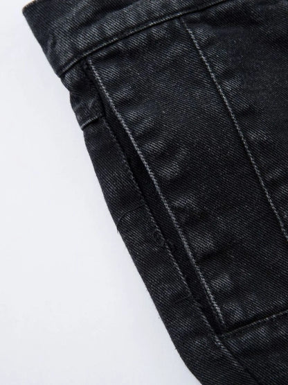 Men's Wide Leg Jeans - -