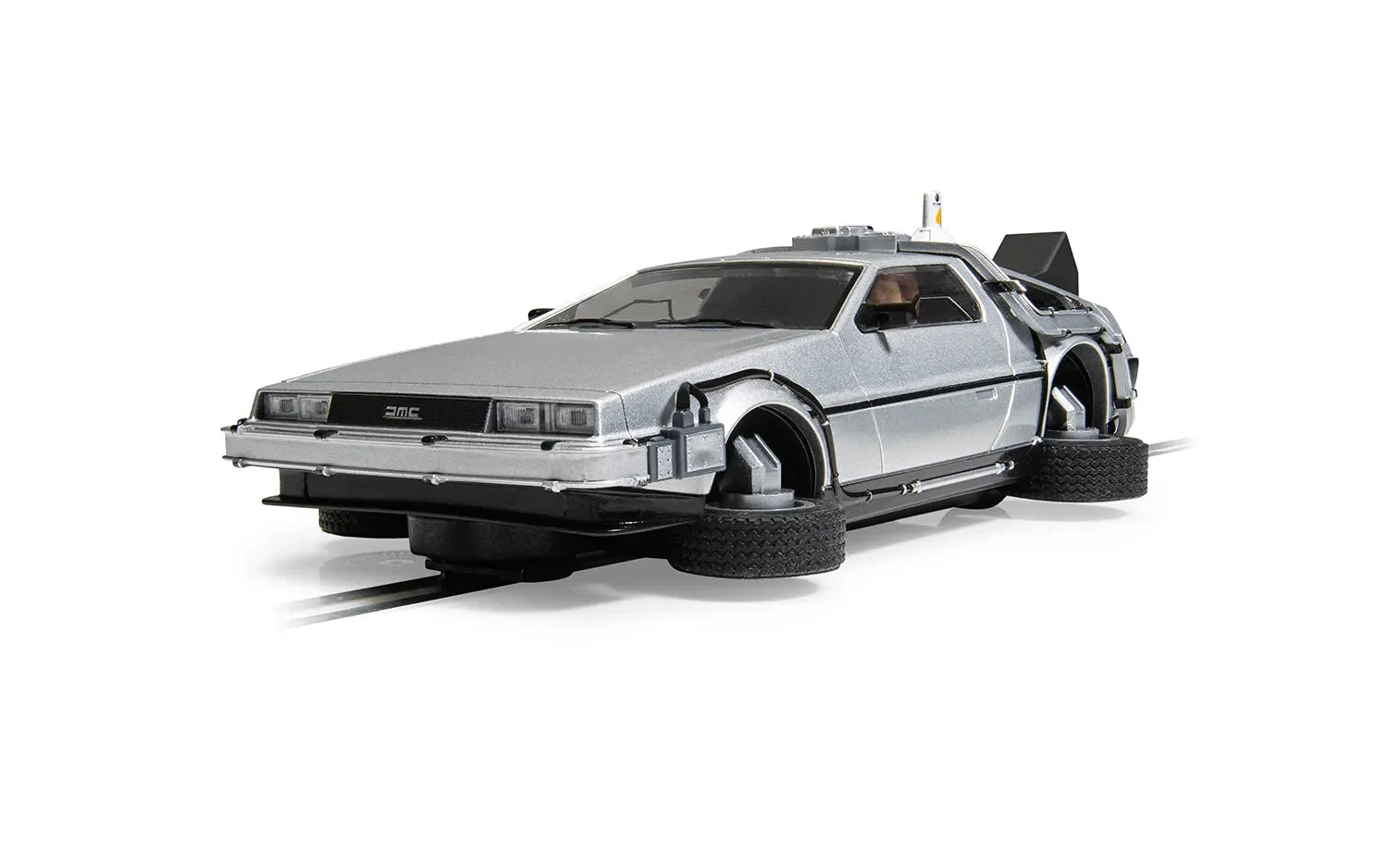 Scalextric Back to the Future Part II 1:32 scale Flying DeLorean Time Machine Slot Car- Back to the Future™- {{Product type}}