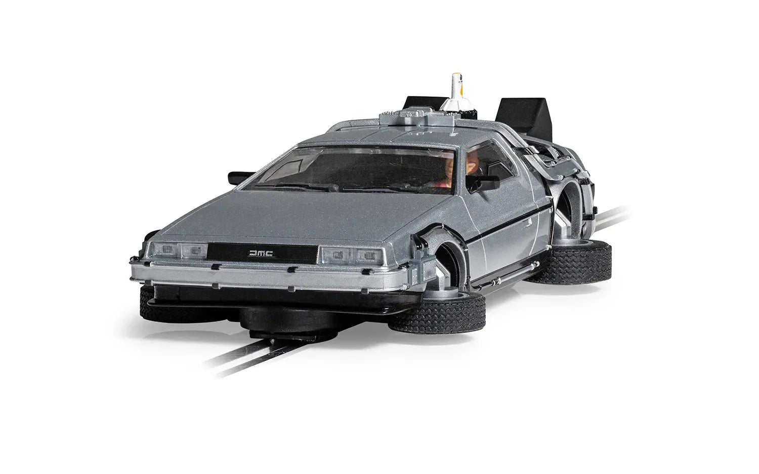 Scalextric Back to the Future Part II 1:32 scale Flying DeLorean Time Machine Slot Car- Back to the Future™- {{Product type}}