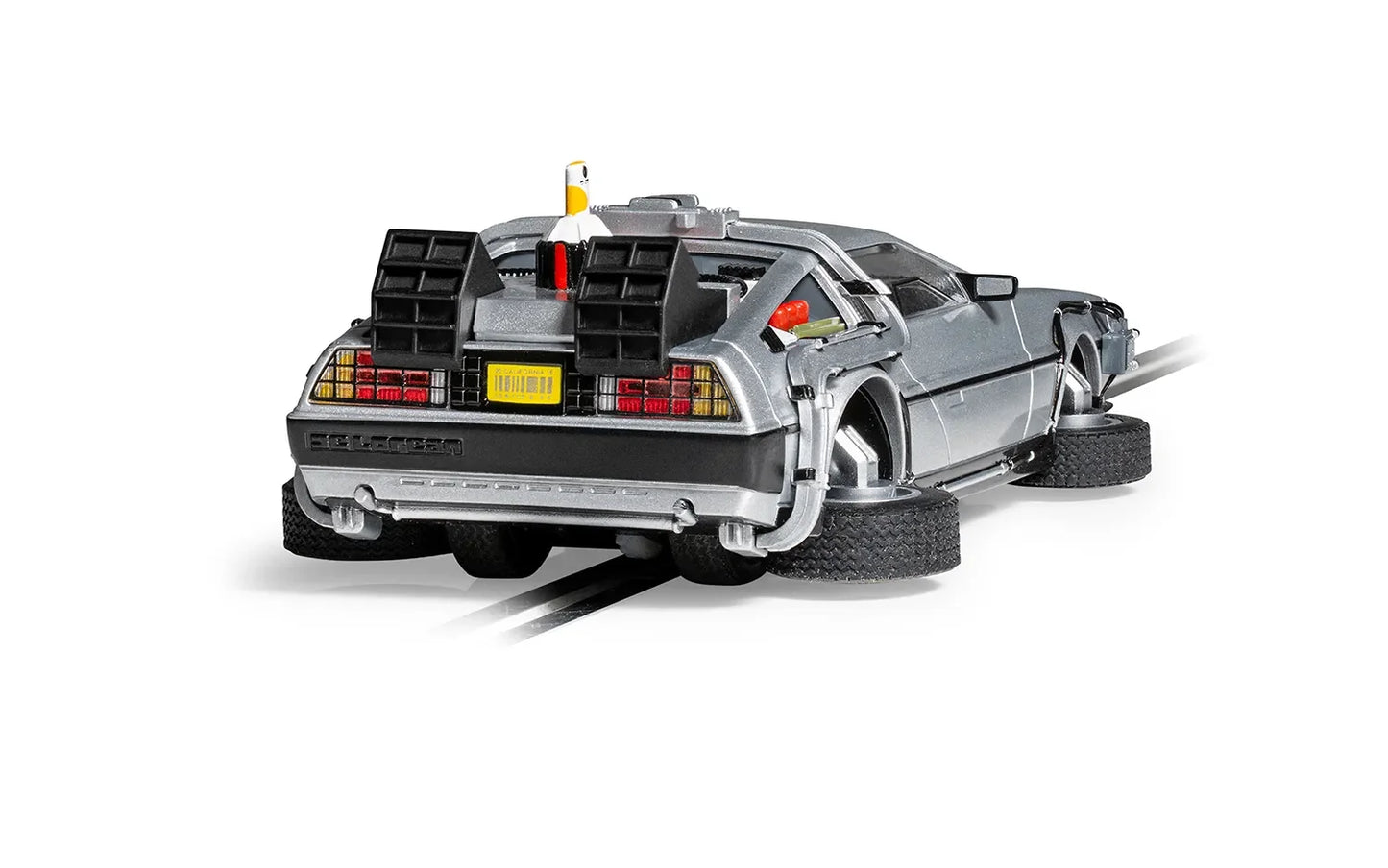 Scalextric Back to the Future Part II 1:32 scale Flying DeLorean Time Machine Slot Car- Back to the Future™- {{Product type}}