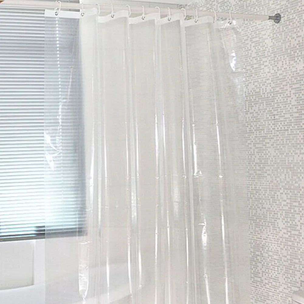 90x180cm Clear Waterproof Shower Curtain Liner PEVA Bath Curtains