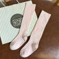 Baby Over the Knee Cotton Crew Socks light pink