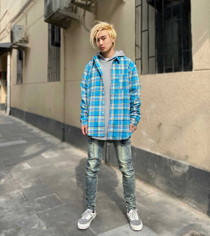 Spring Vintage American Street Style Shirt - - shirt