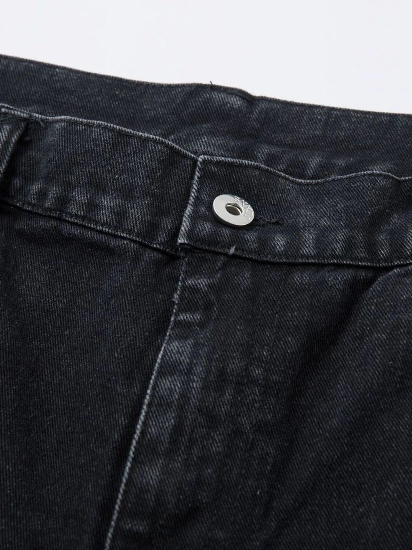 Men's Wide Leg Jeans - -
