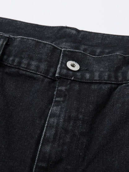 Men's Wide Leg Jeans - -