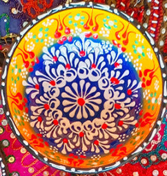 Luxurious Turkish Ceramic Bowls - Yellow - Bowls