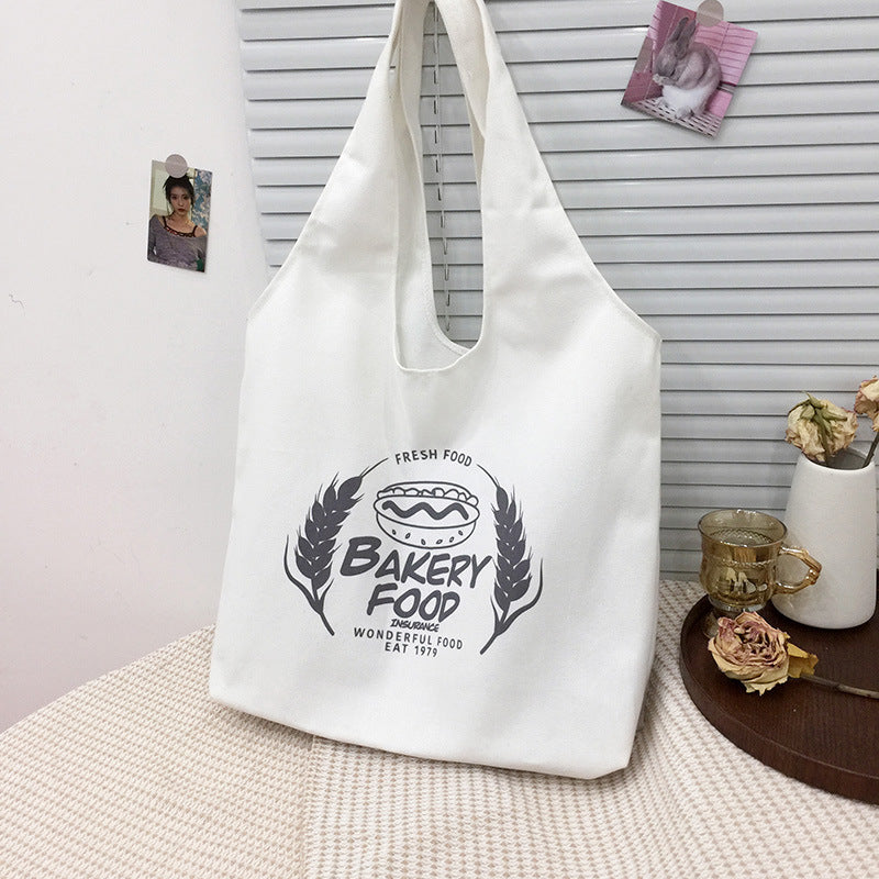 Recycled Cotton Canvas Tote Bag - A - tote bag