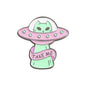 Cartoon Jewelry Alien Spaceship Brooch Accessory - A - pins