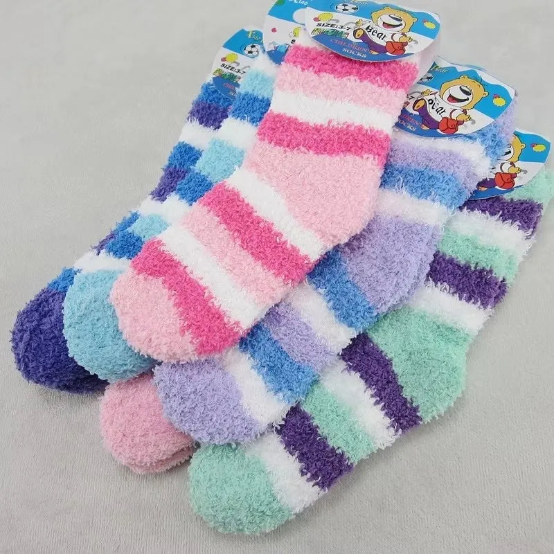 Children Candy Color Socks 5 Pairs