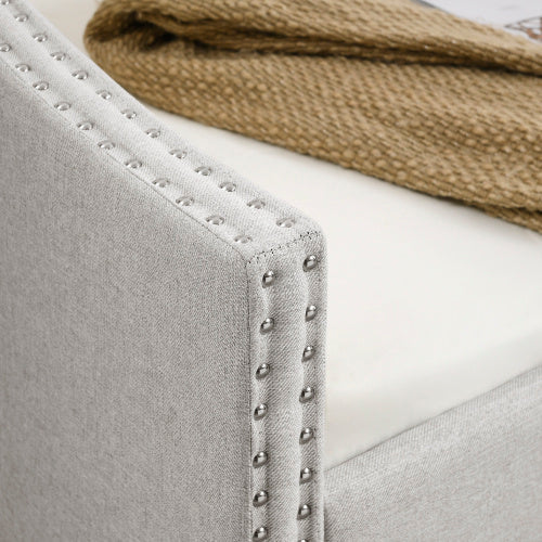 The Double Sofa Bed Has A Double Roller Upholstered Tufted Sofa Bed - - sofa bed