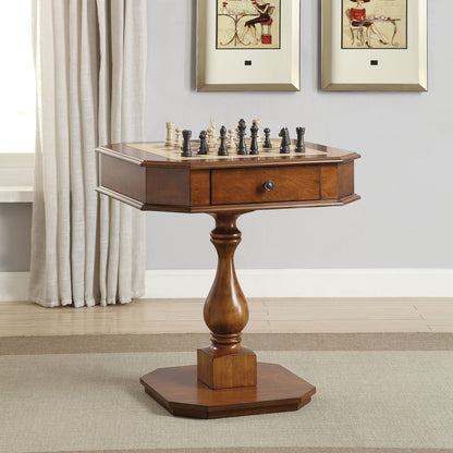 Bishop - Reversible Chess Checker Game Table With Game Tray (Chess Figures Not Included) - - Gaming Tables